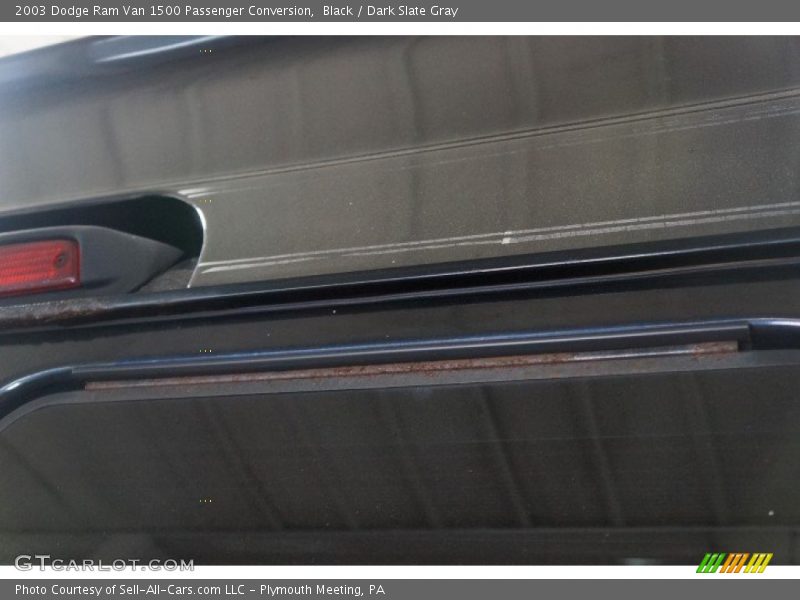 Black / Dark Slate Gray 2003 Dodge Ram Van 1500 Passenger Conversion