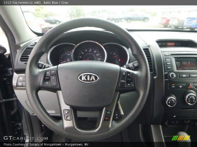 Baltic Blue / Gray 2013 Kia Sorento LX AWD
