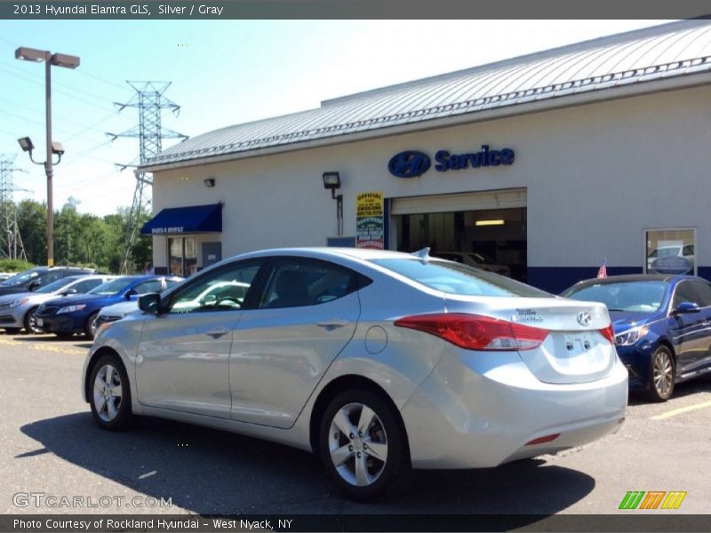 Silver / Gray 2013 Hyundai Elantra GLS