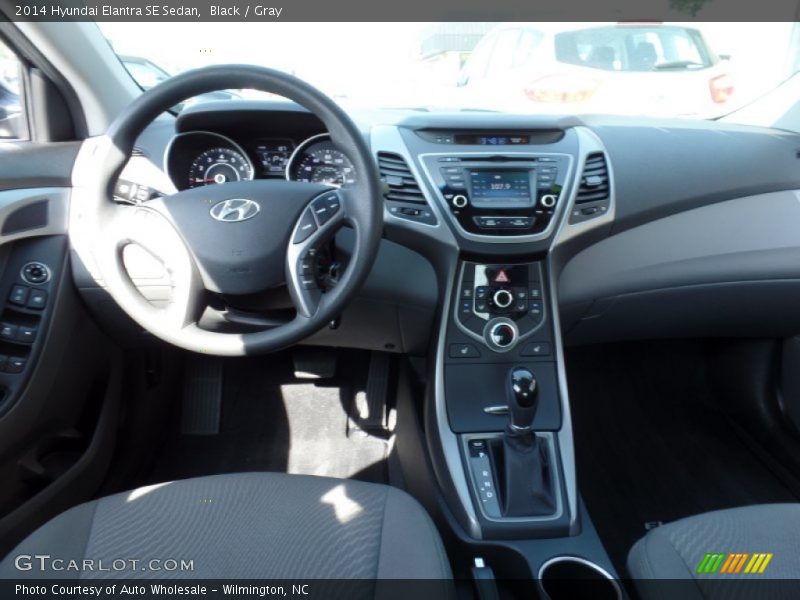 Black / Gray 2014 Hyundai Elantra SE Sedan