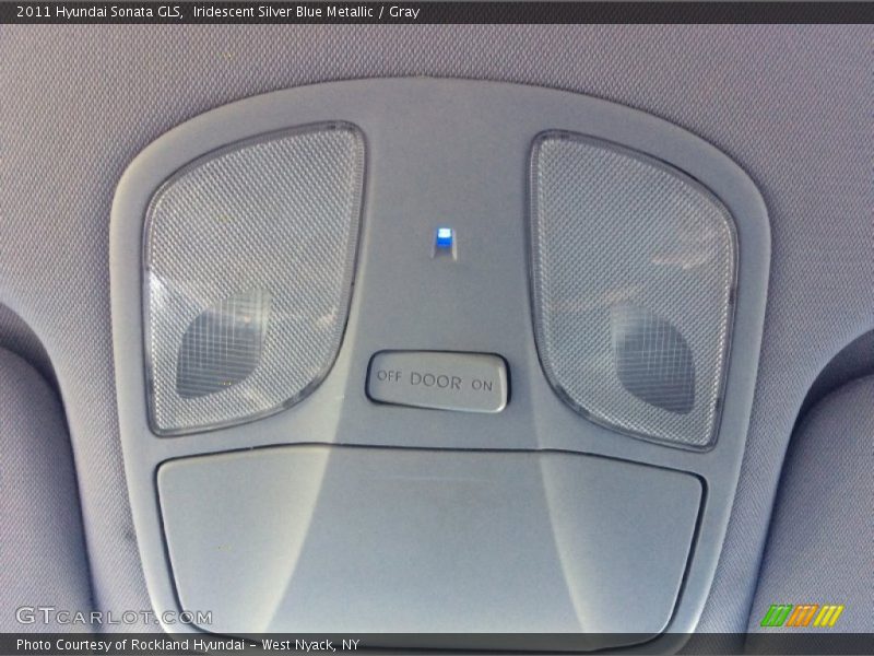 Iridescent Silver Blue Metallic / Gray 2011 Hyundai Sonata GLS