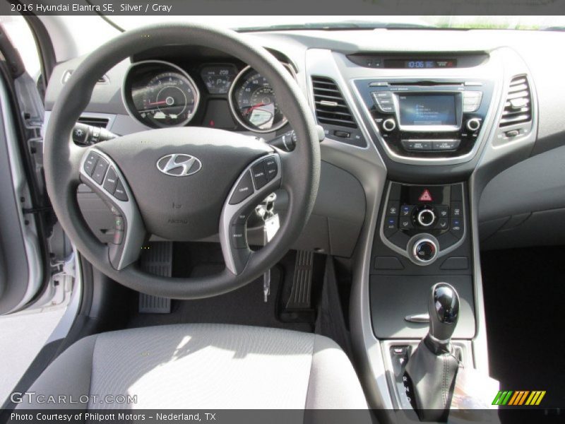 Silver / Gray 2016 Hyundai Elantra SE