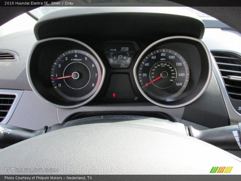 Silver / Gray 2016 Hyundai Elantra SE