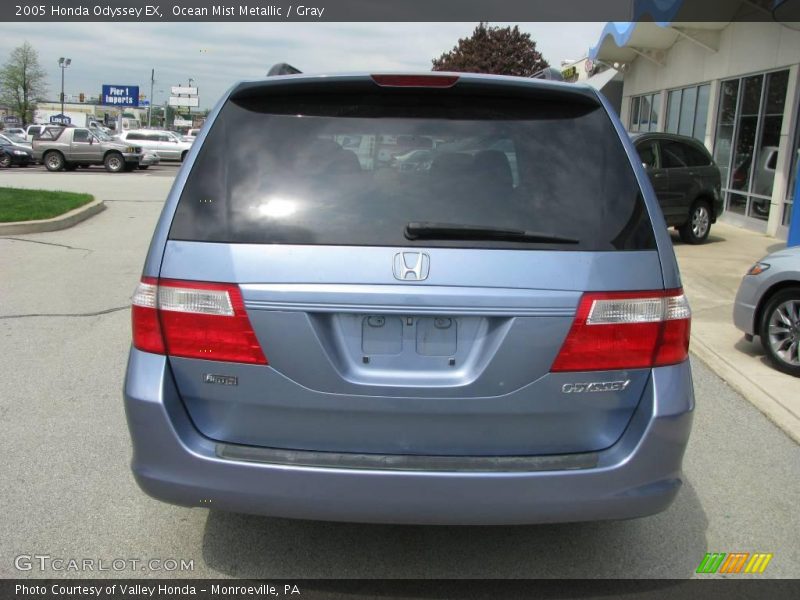 Ocean Mist Metallic / Gray 2005 Honda Odyssey EX