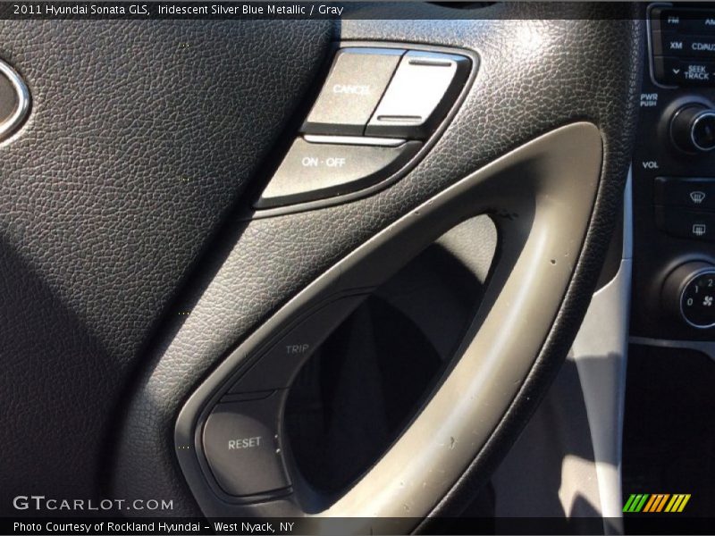 Iridescent Silver Blue Metallic / Gray 2011 Hyundai Sonata GLS