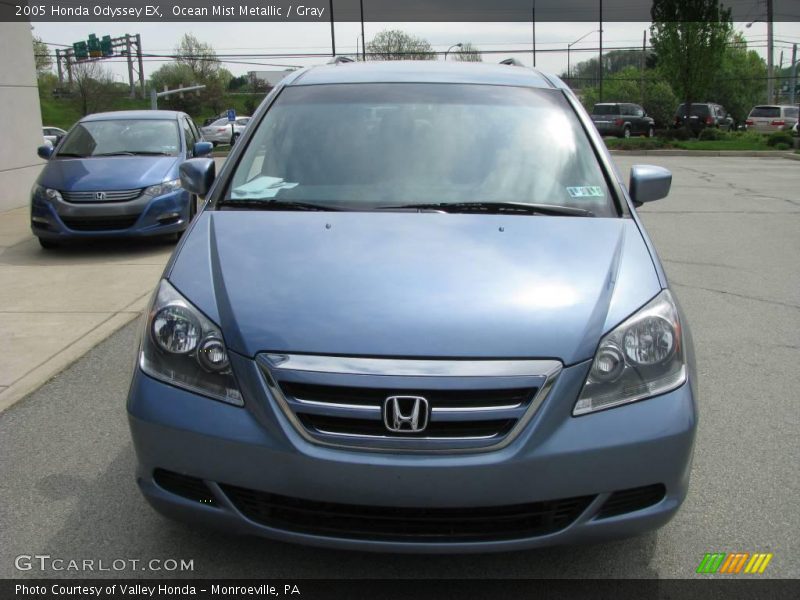 Ocean Mist Metallic / Gray 2005 Honda Odyssey EX