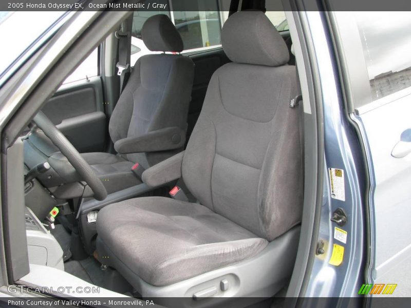 Ocean Mist Metallic / Gray 2005 Honda Odyssey EX