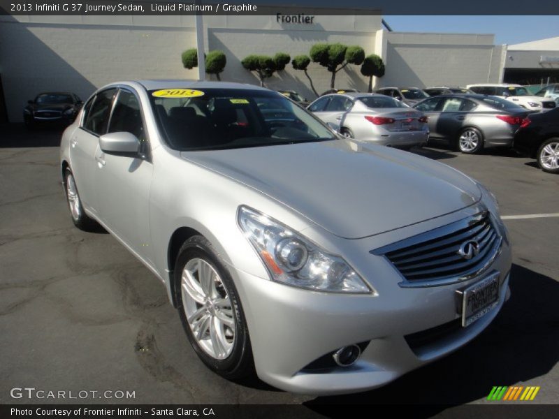 Liquid Platinum / Graphite 2013 Infiniti G 37 Journey Sedan