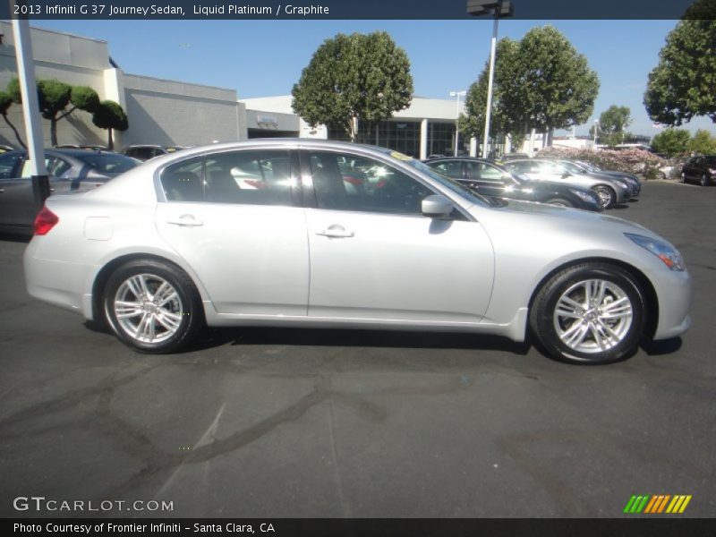 Liquid Platinum / Graphite 2013 Infiniti G 37 Journey Sedan