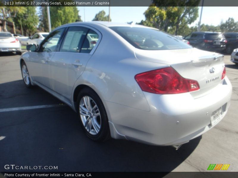 Liquid Platinum / Graphite 2013 Infiniti G 37 Journey Sedan