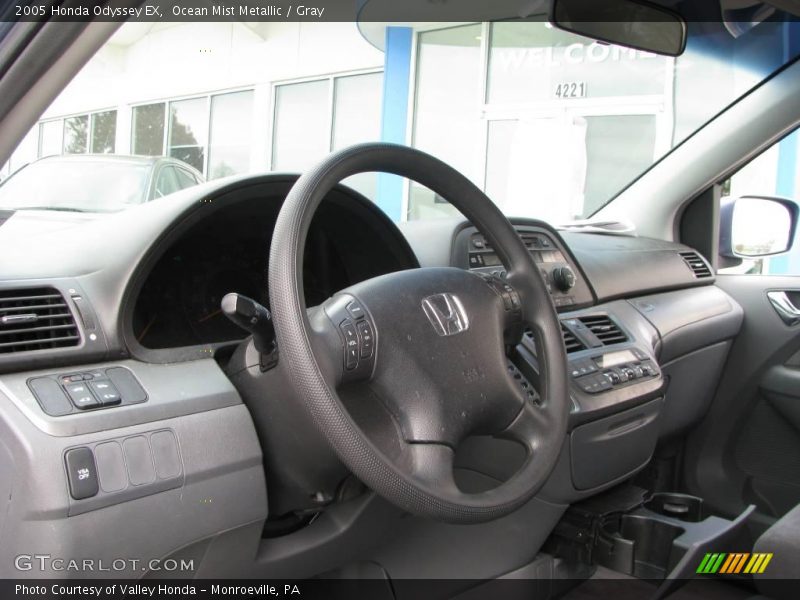 Ocean Mist Metallic / Gray 2005 Honda Odyssey EX