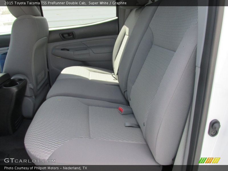 Super White / Graphite 2015 Toyota Tacoma TSS PreRunner Double Cab