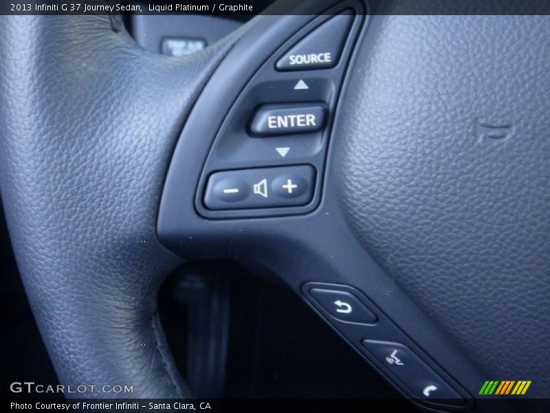 Liquid Platinum / Graphite 2013 Infiniti G 37 Journey Sedan