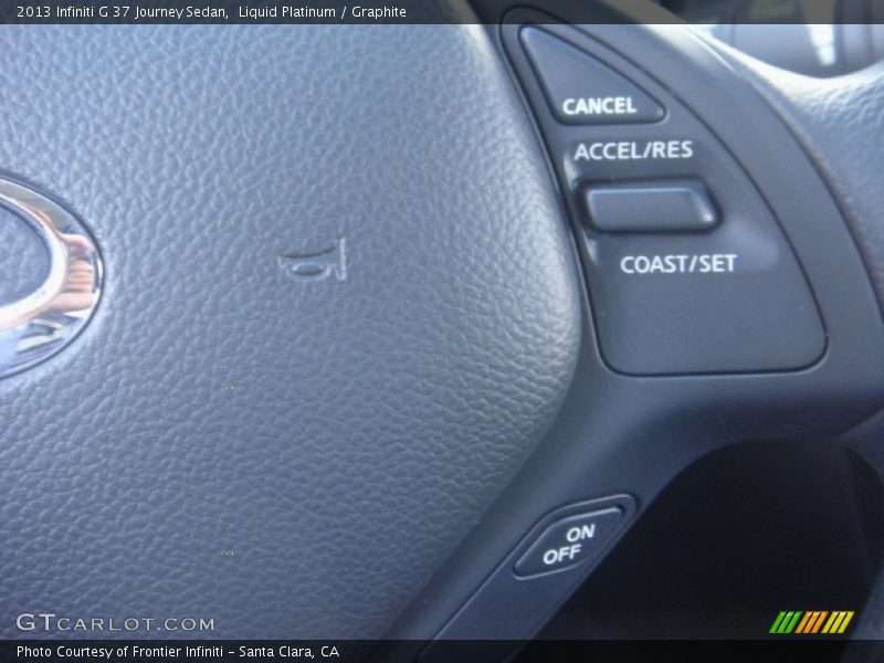 Liquid Platinum / Graphite 2013 Infiniti G 37 Journey Sedan