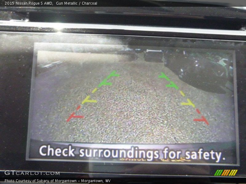 Gun Metallic / Charcoal 2015 Nissan Rogue S AWD