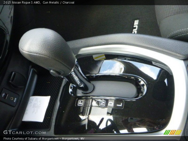 Gun Metallic / Charcoal 2015 Nissan Rogue S AWD