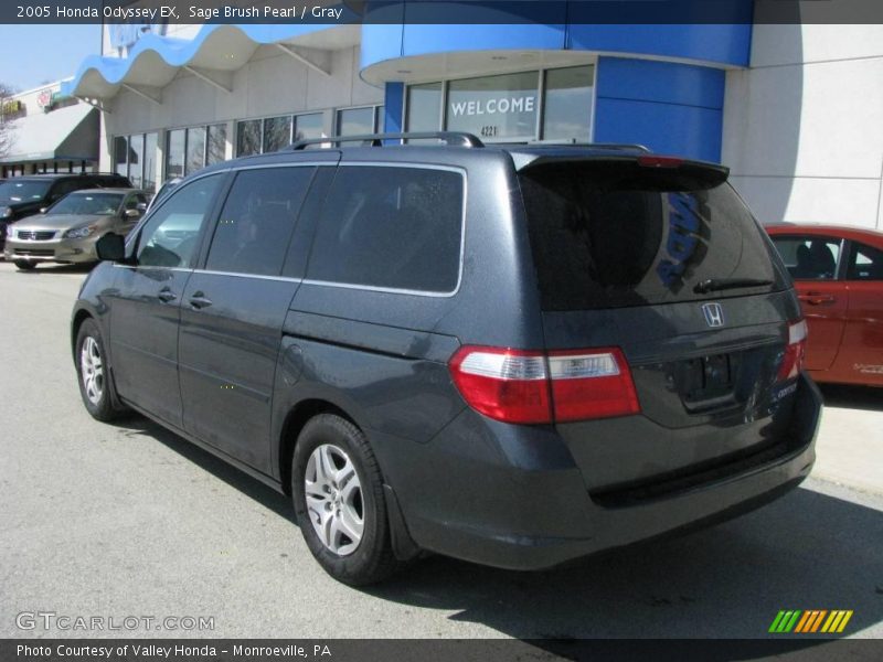 Sage Brush Pearl / Gray 2005 Honda Odyssey EX