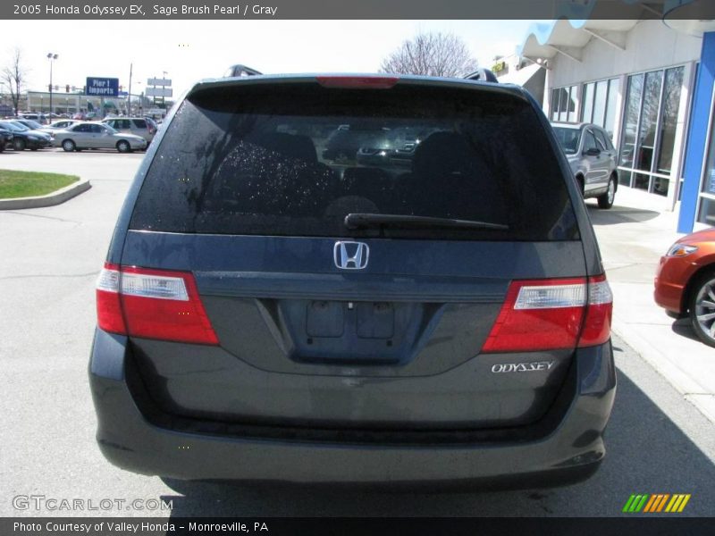 Sage Brush Pearl / Gray 2005 Honda Odyssey EX