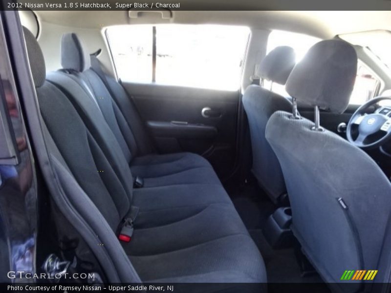 Super Black / Charcoal 2012 Nissan Versa 1.8 S Hatchback