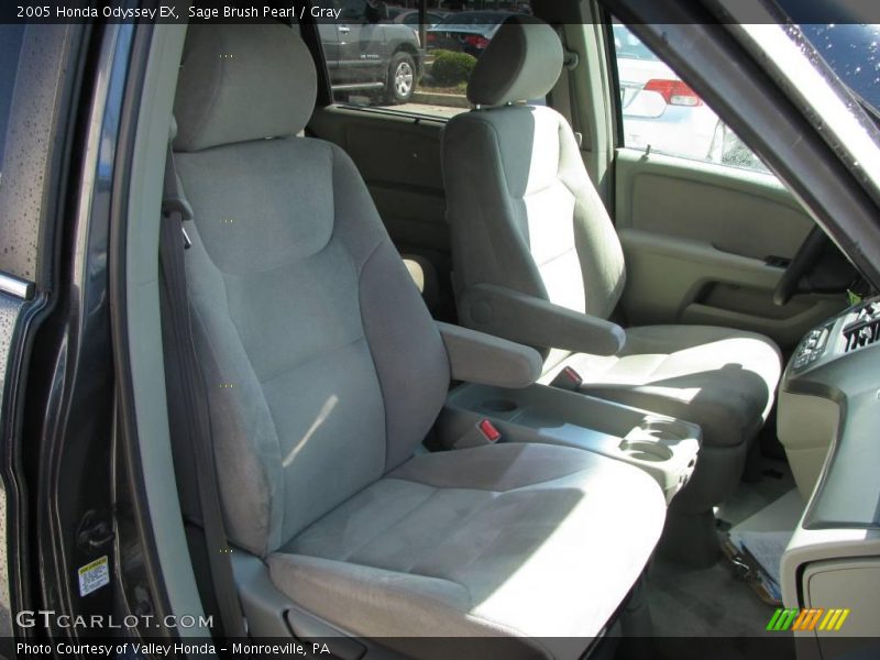 Sage Brush Pearl / Gray 2005 Honda Odyssey EX