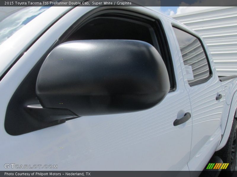 Super White / Graphite 2015 Toyota Tacoma TSS PreRunner Double Cab