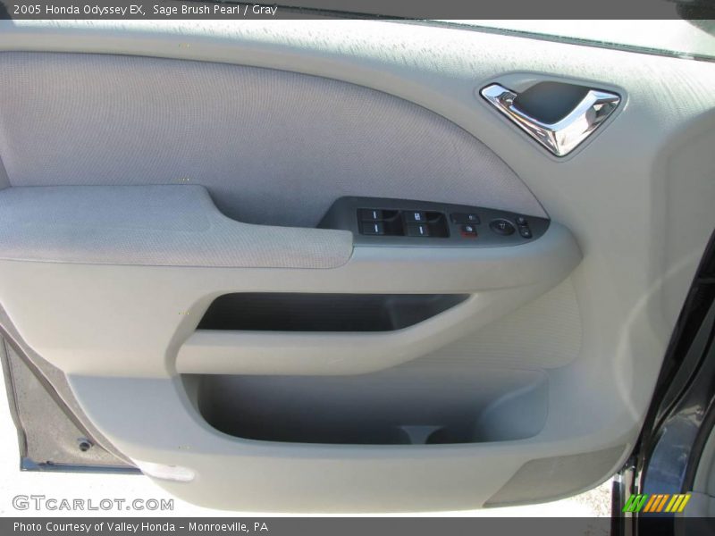 Sage Brush Pearl / Gray 2005 Honda Odyssey EX