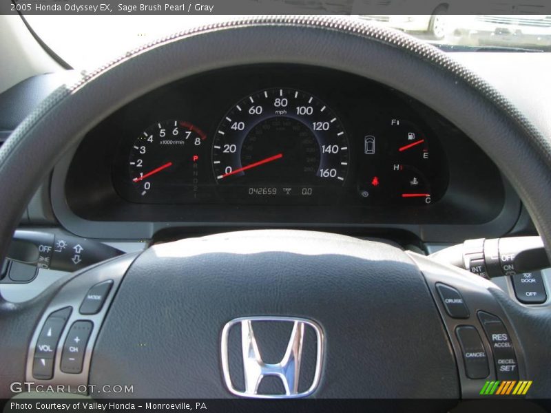 Sage Brush Pearl / Gray 2005 Honda Odyssey EX