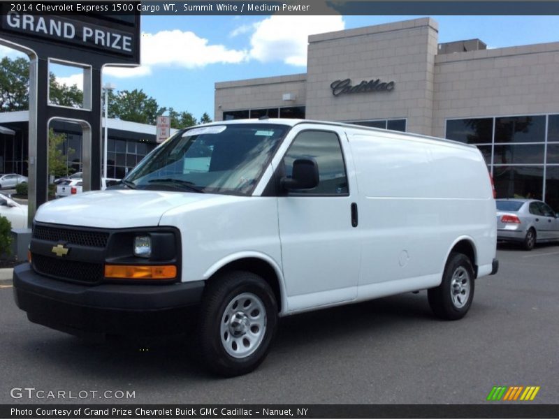 Summit White / Medium Pewter 2014 Chevrolet Express 1500 Cargo WT