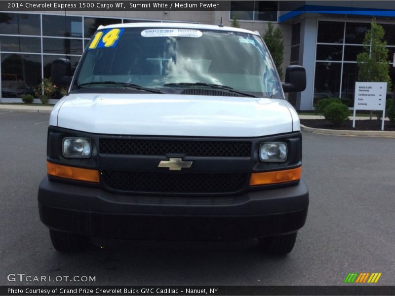 Summit White / Medium Pewter 2014 Chevrolet Express 1500 Cargo WT