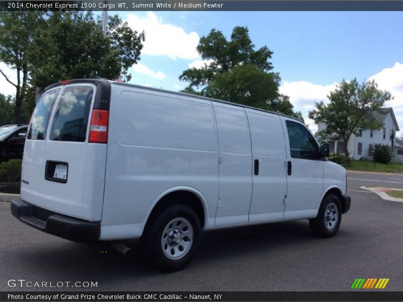 Summit White / Medium Pewter 2014 Chevrolet Express 1500 Cargo WT