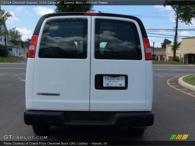 Summit White / Medium Pewter 2014 Chevrolet Express 1500 Cargo WT