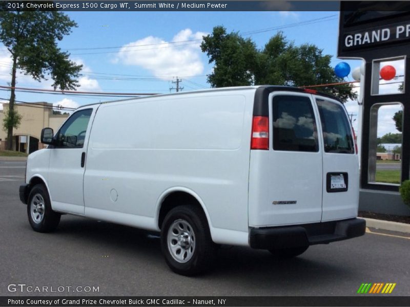 Summit White / Medium Pewter 2014 Chevrolet Express 1500 Cargo WT