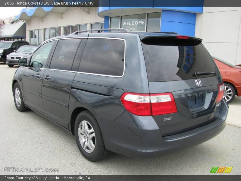Sage Brush Pearl / Gray 2005 Honda Odyssey EX
