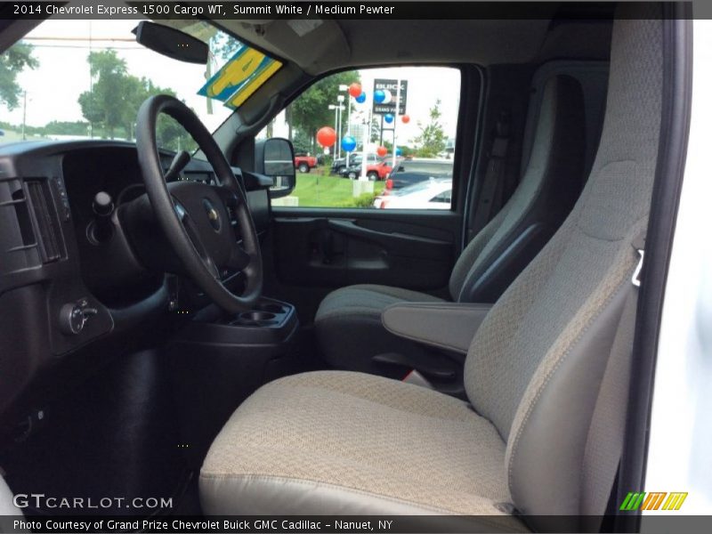 Summit White / Medium Pewter 2014 Chevrolet Express 1500 Cargo WT