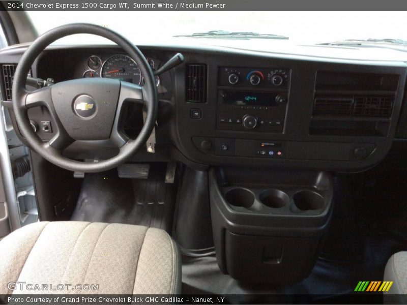 Summit White / Medium Pewter 2014 Chevrolet Express 1500 Cargo WT