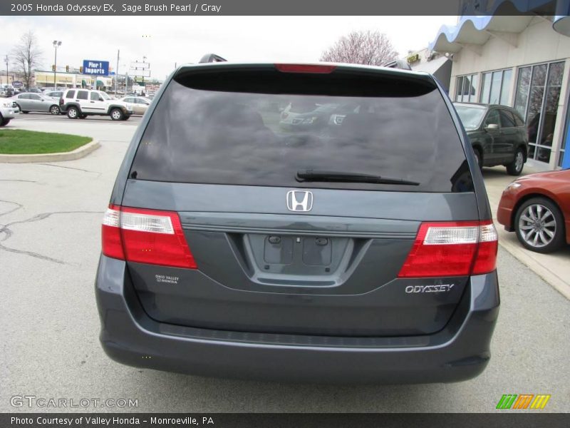 Sage Brush Pearl / Gray 2005 Honda Odyssey EX