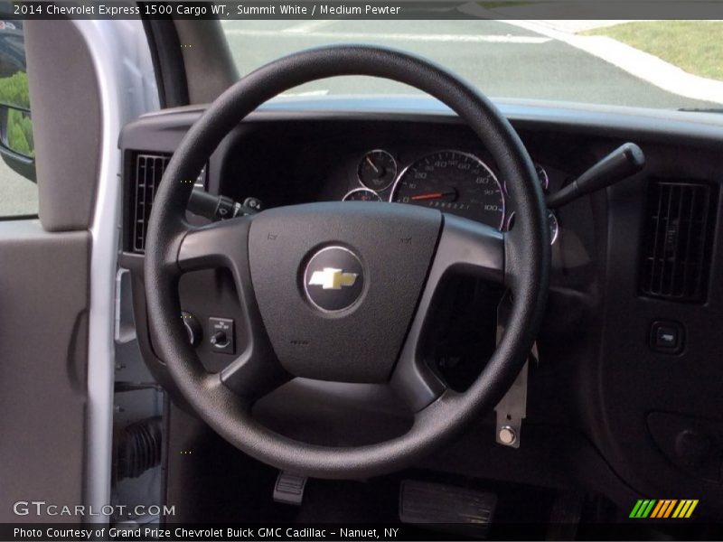 Summit White / Medium Pewter 2014 Chevrolet Express 1500 Cargo WT
