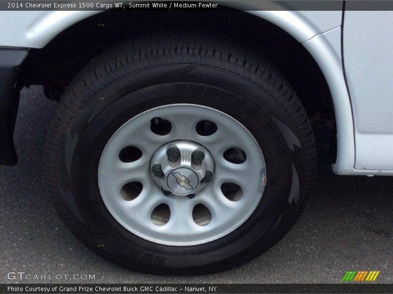Summit White / Medium Pewter 2014 Chevrolet Express 1500 Cargo WT