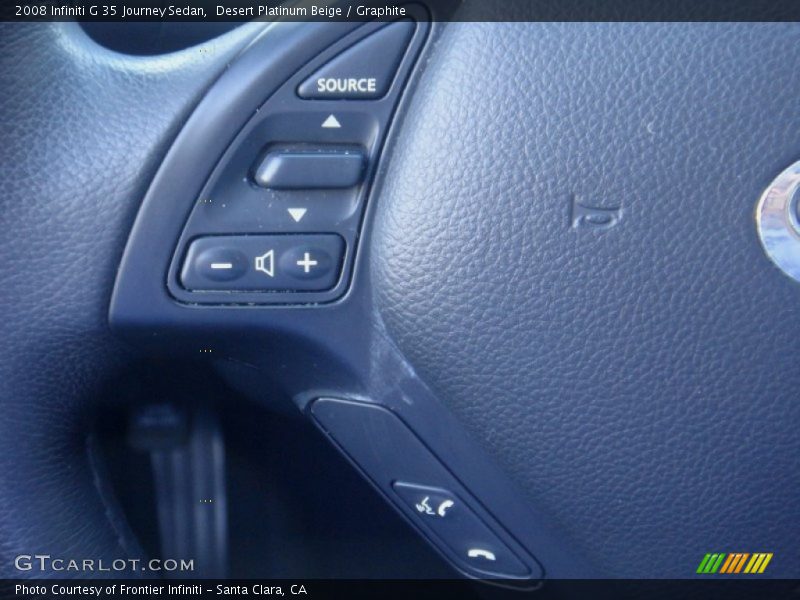 Desert Platinum Beige / Graphite 2008 Infiniti G 35 Journey Sedan