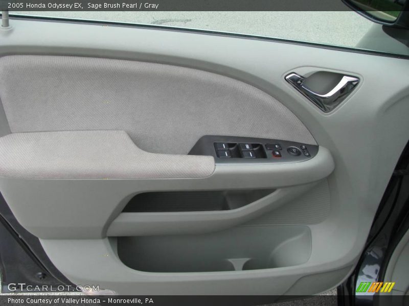 Sage Brush Pearl / Gray 2005 Honda Odyssey EX