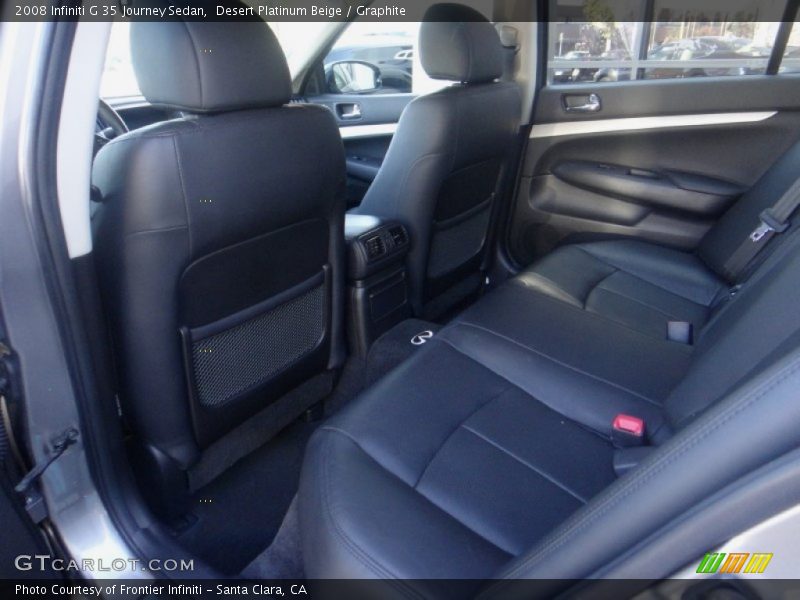 Desert Platinum Beige / Graphite 2008 Infiniti G 35 Journey Sedan