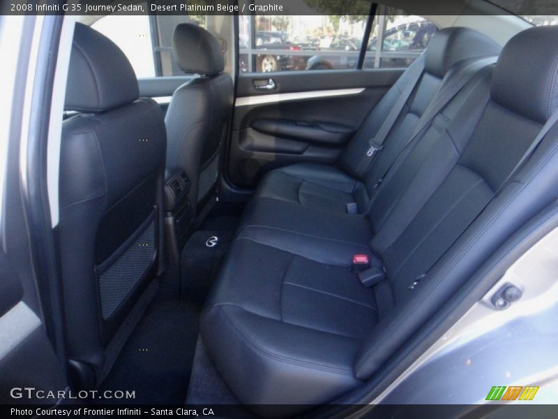 Desert Platinum Beige / Graphite 2008 Infiniti G 35 Journey Sedan