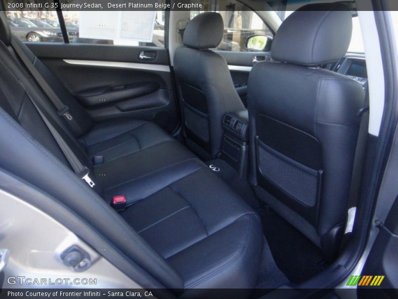 Desert Platinum Beige / Graphite 2008 Infiniti G 35 Journey Sedan