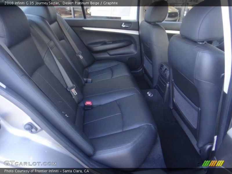 Desert Platinum Beige / Graphite 2008 Infiniti G 35 Journey Sedan