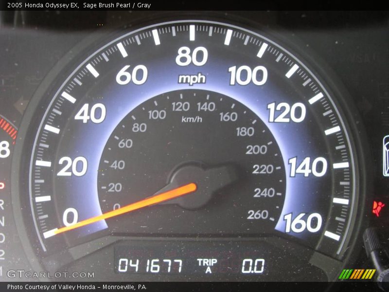 Sage Brush Pearl / Gray 2005 Honda Odyssey EX