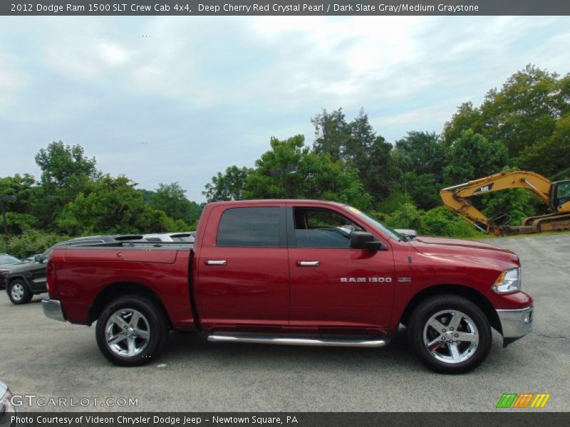 Deep Cherry Red Crystal Pearl / Dark Slate Gray/Medium Graystone 2012 Dodge Ram 1500 SLT Crew Cab 4x4