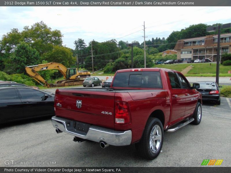 Deep Cherry Red Crystal Pearl / Dark Slate Gray/Medium Graystone 2012 Dodge Ram 1500 SLT Crew Cab 4x4