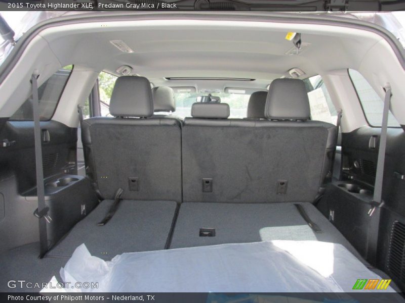 Predawn Gray Mica / Black 2015 Toyota Highlander XLE