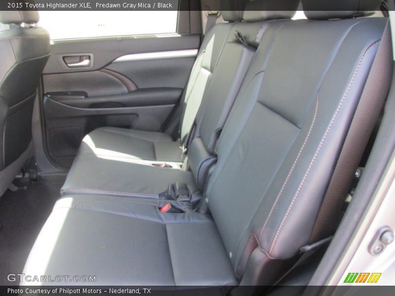 Predawn Gray Mica / Black 2015 Toyota Highlander XLE