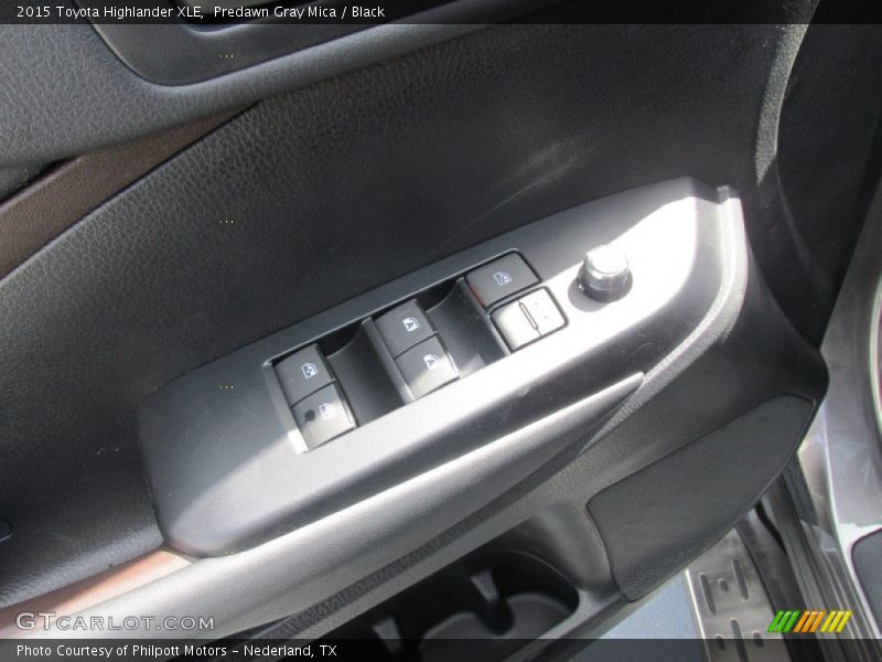 Predawn Gray Mica / Black 2015 Toyota Highlander XLE